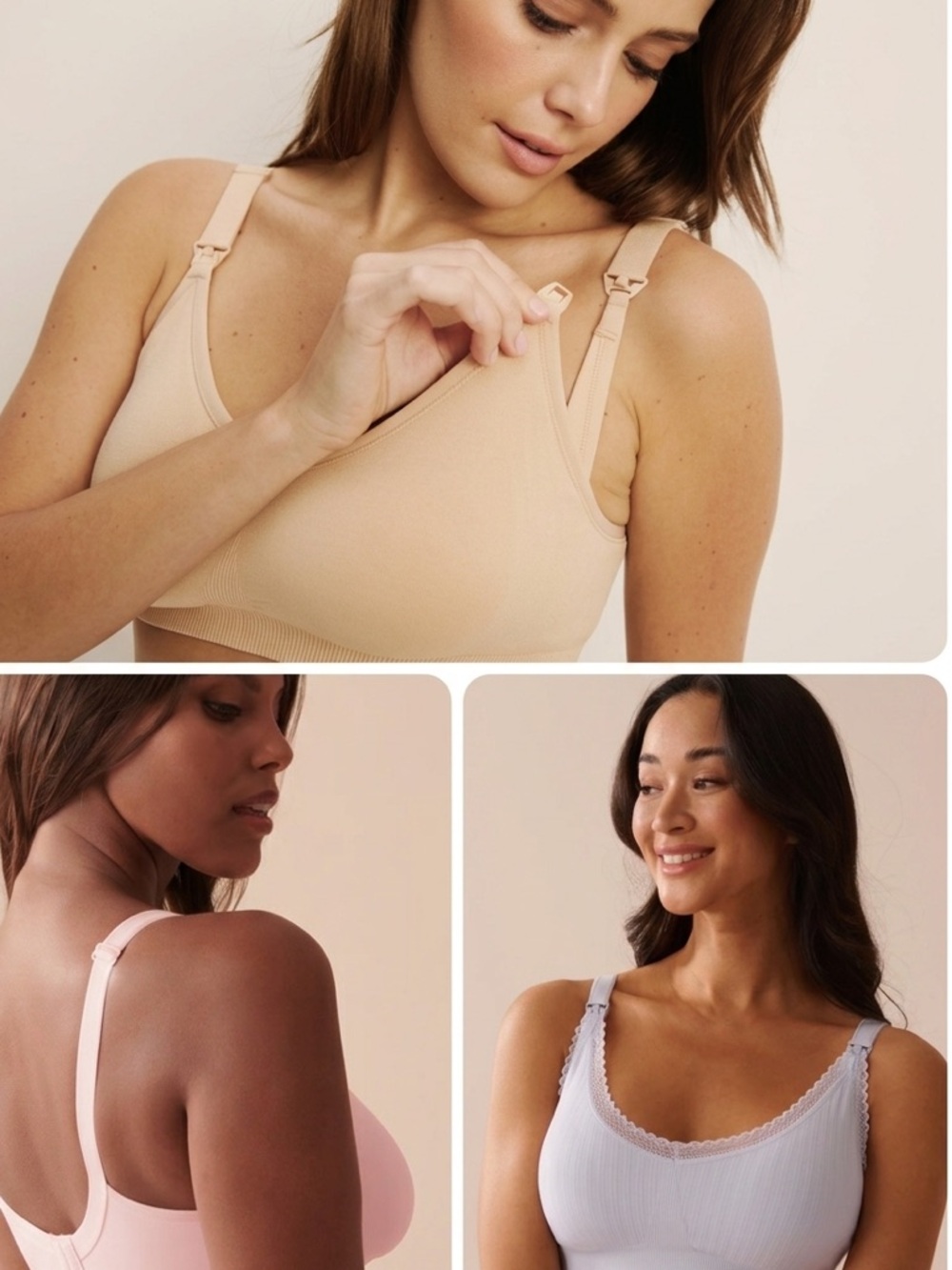 Set of 3 Maternity Bras 🆓 with purchase